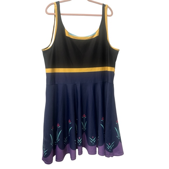 Anna Frozen Costume dress Skater dress Disney Plus size - Picture 4 of 13